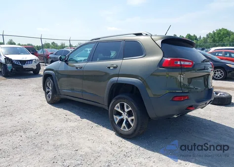 2014 Jeep Cherokee Trailhawk из США, поврежденный, VIN 1C4PJMBS4EW276445